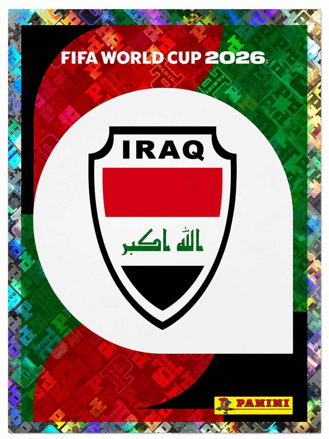 2026 PANINI FIFA World Cup STICKER RARE GOLD CRUMPLE IRAQ COMPLETE YOUR SET
