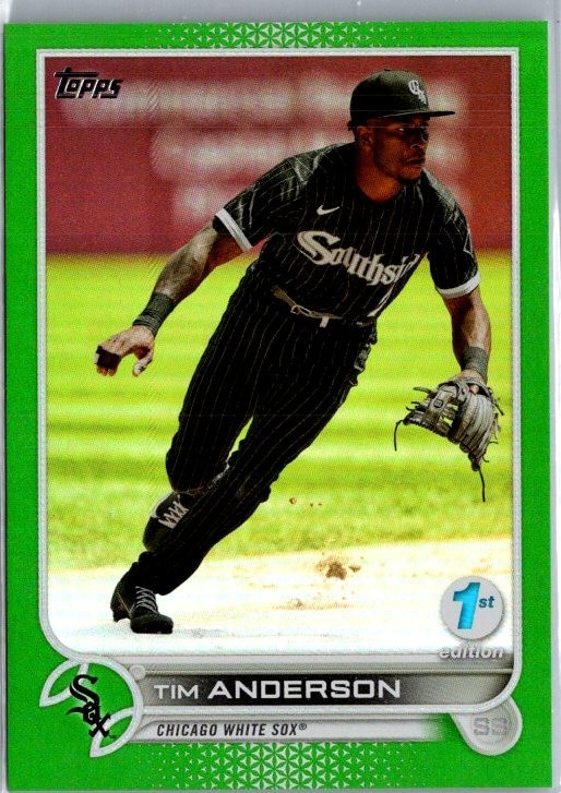 2022 Topps Series 1 1st Edition – Tim Anderson #64 Green /150