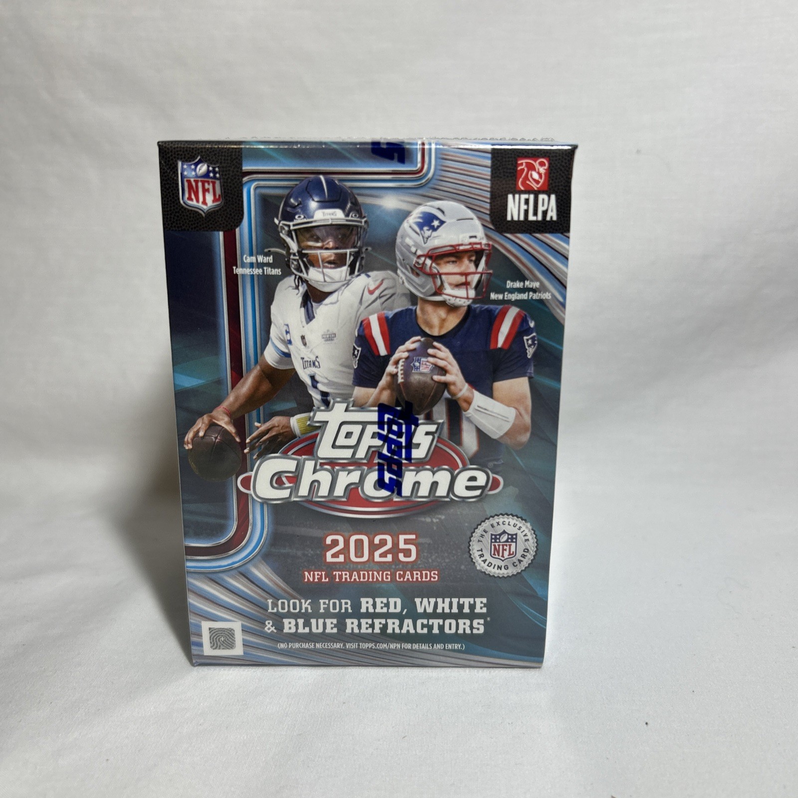 2025 Topps Chrome Football NFL Value Blaster Box – Brand New Factory Sealed