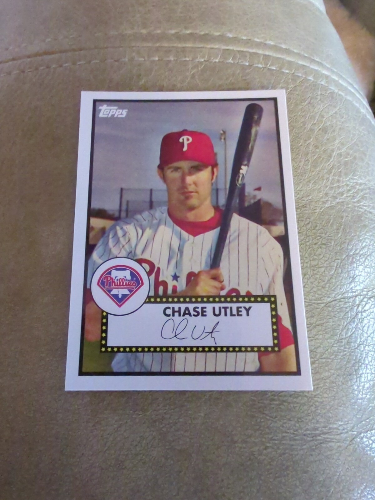 2008 Topps CHASE UTLEY Trading Card History – PHILADELPHIA PHILLIES – #TCH34
