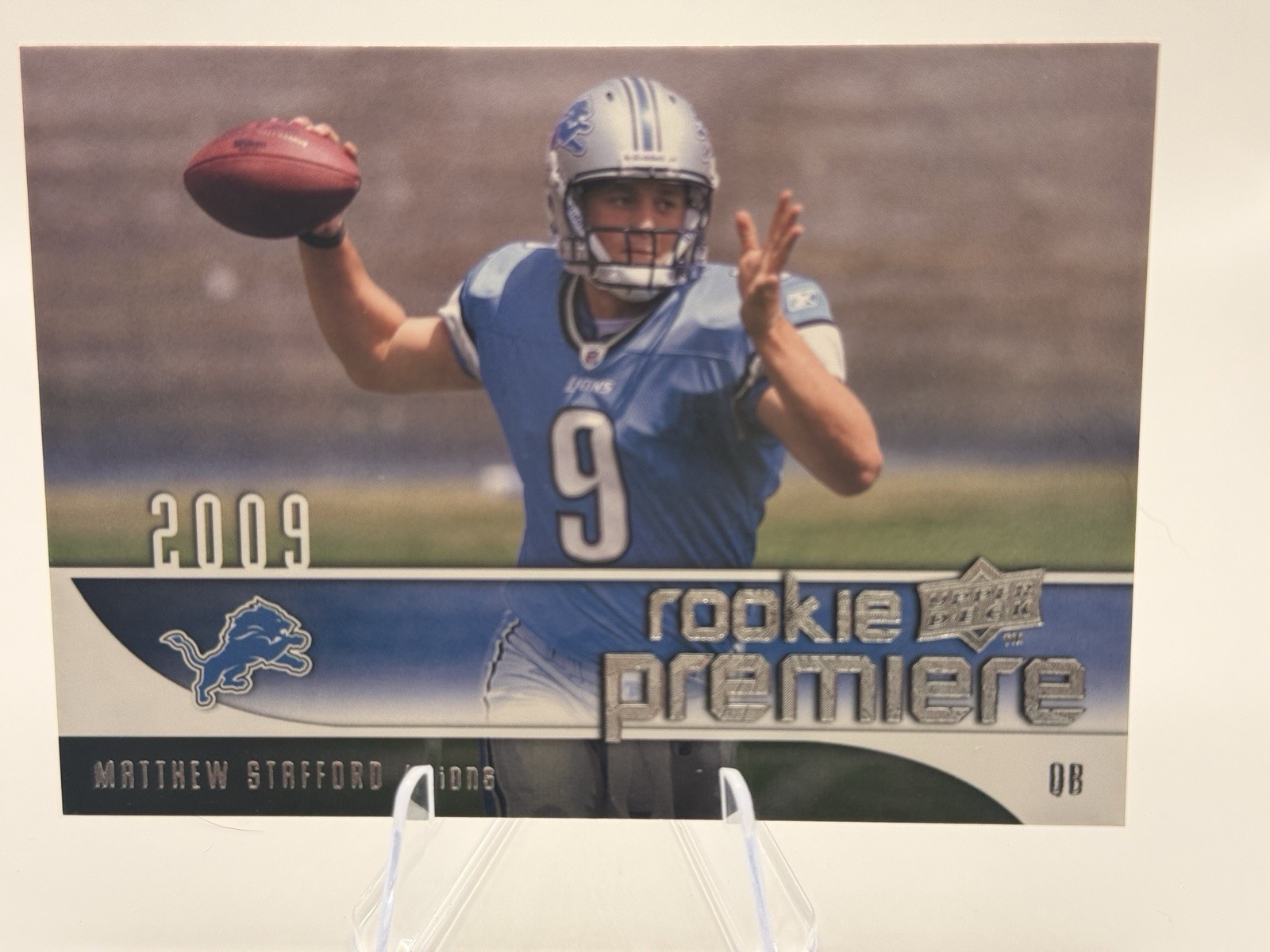 2009 Upper Deck Rookie Premiere – Matthew Stafford #19 (RC)