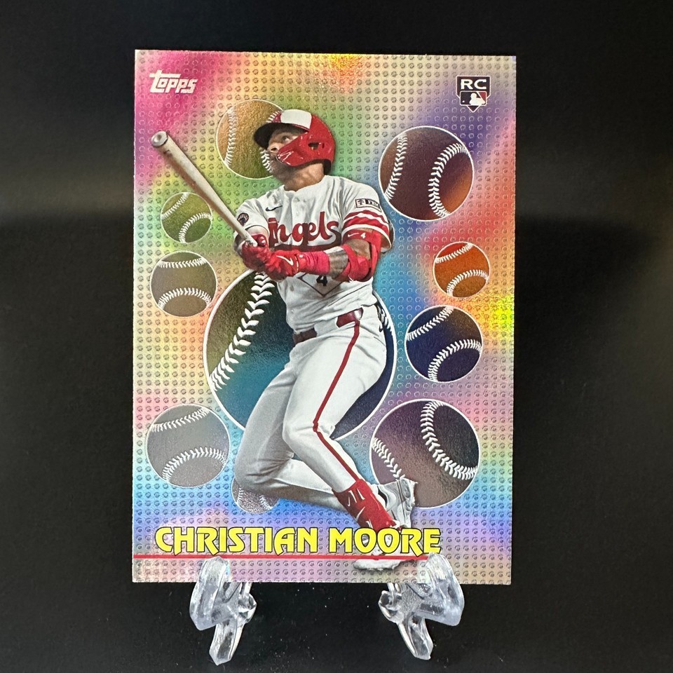 2026 Topps Series 2 – Christian Moore Titans of the Game #TOG-21 Angels RC