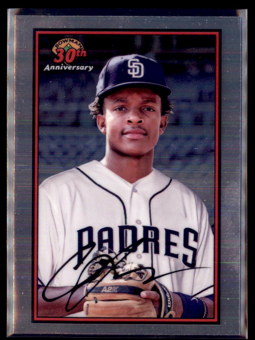 2019 Bowman Chrome 30th Anniversary CJ Abrams Padres B30-CJA