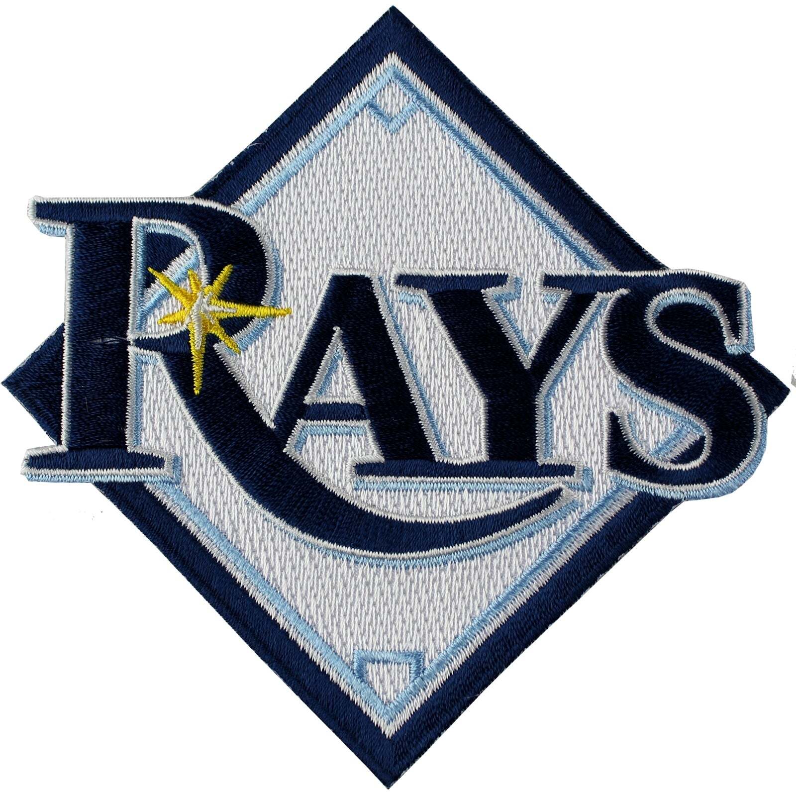 Tampa Bay Rays Primary Team Logo Diamond Sleeve MLB Logo Patch Jersey
