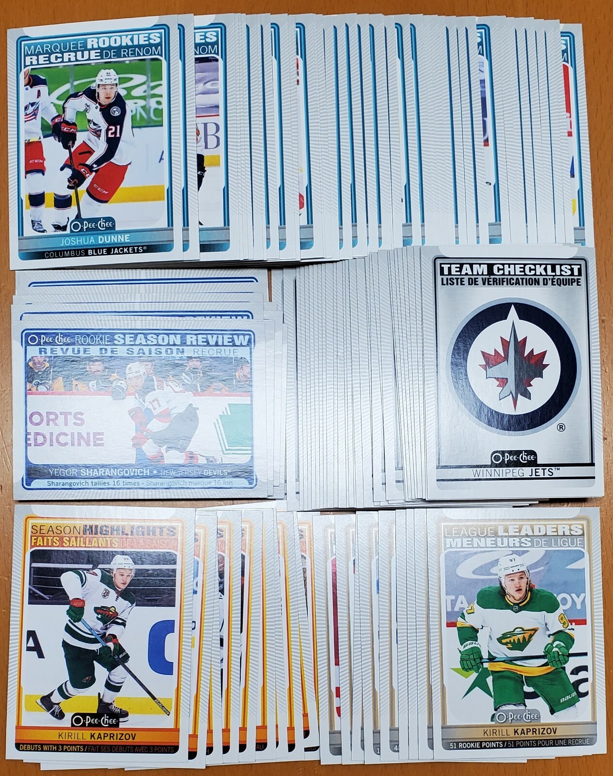 2021/22 O-Pee-Chee Complete 600 Card Complete Set – includes cards #501 thru 600