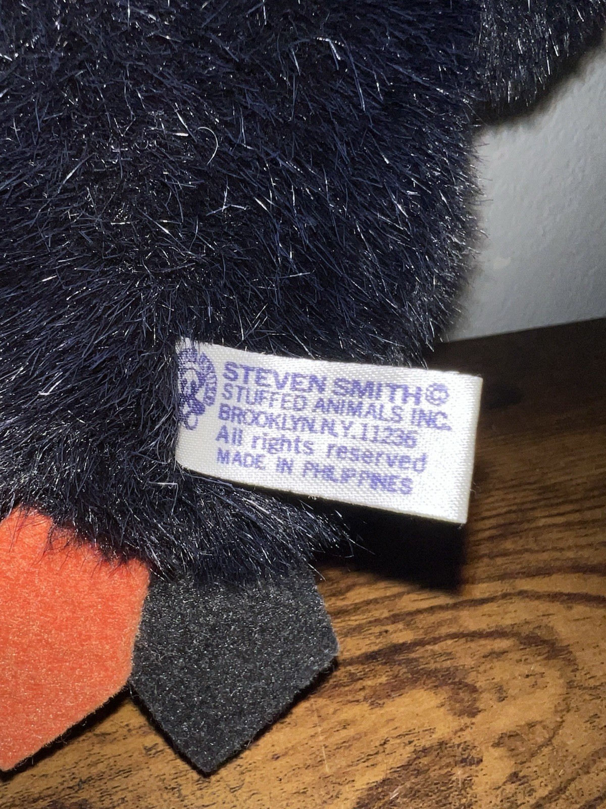Baltimore Orioles Mascot Bird MLB Plush With Hat Steven Smith Vintage NWT