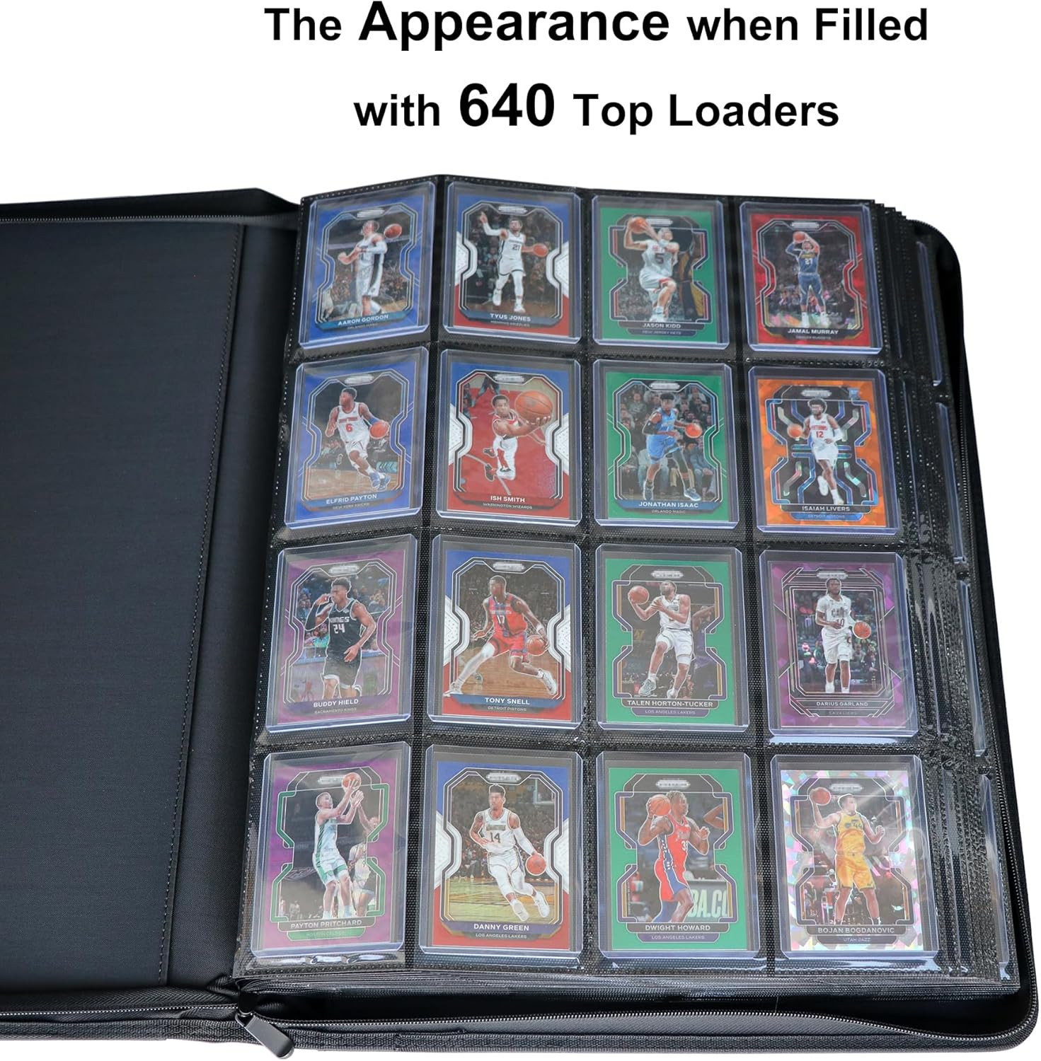 Top Loader Binder 16 Pocket | Trading Card Album 640 Cards Toploader NEW 35pt