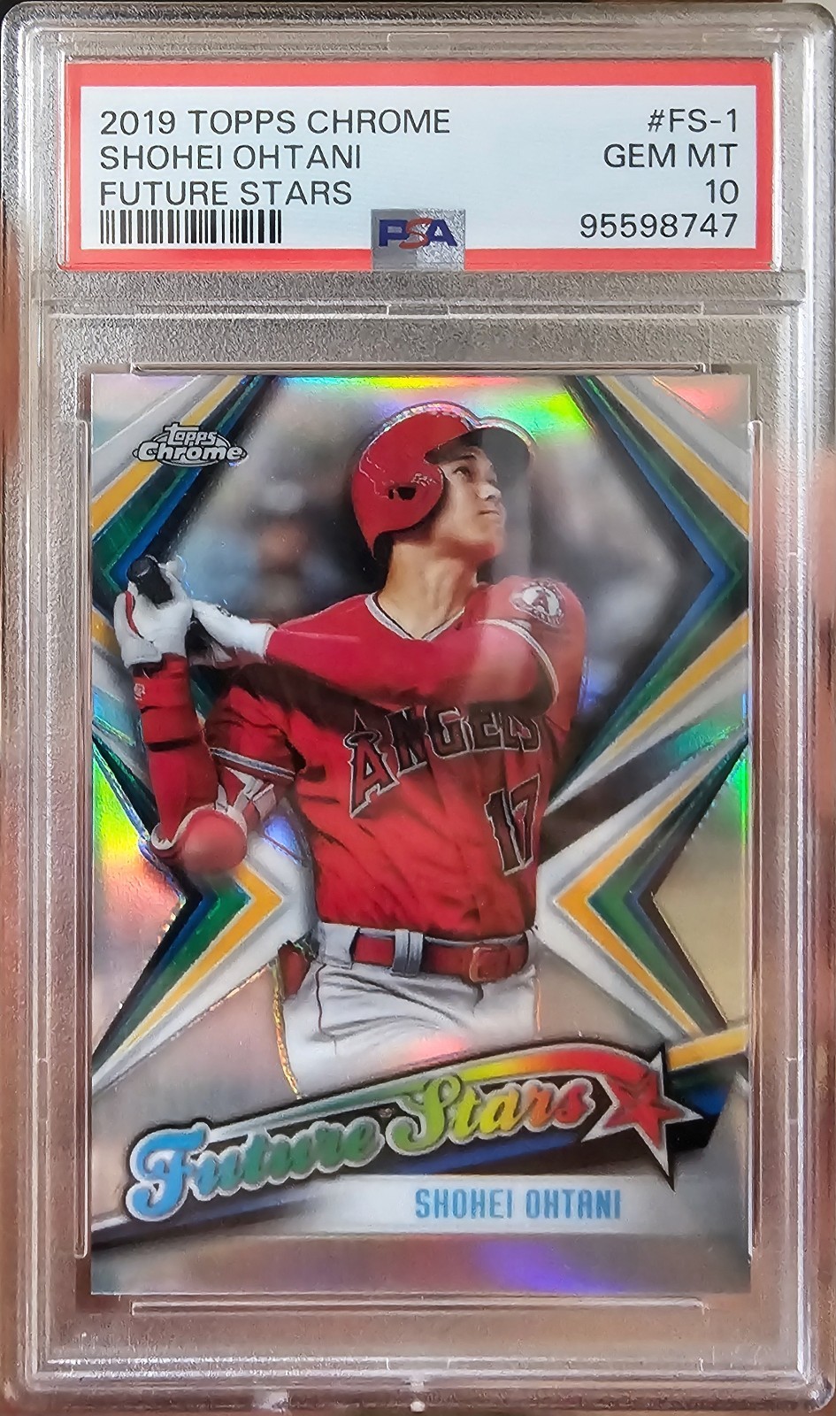 2019 Topps Chrome Shohei Ohtani #FS-1 Future Stars – PSA 10