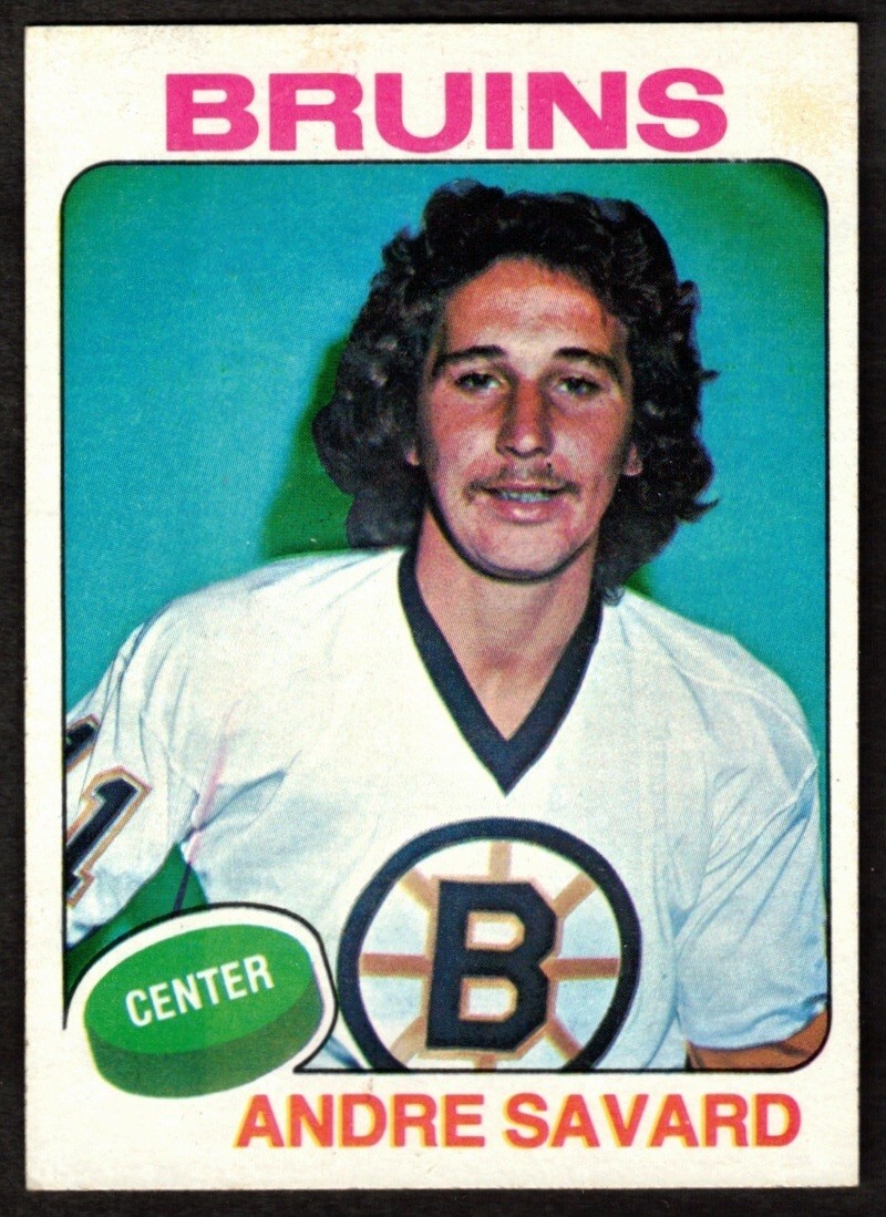 1975-76 Topps Andre Savard #155 Boston Bruins