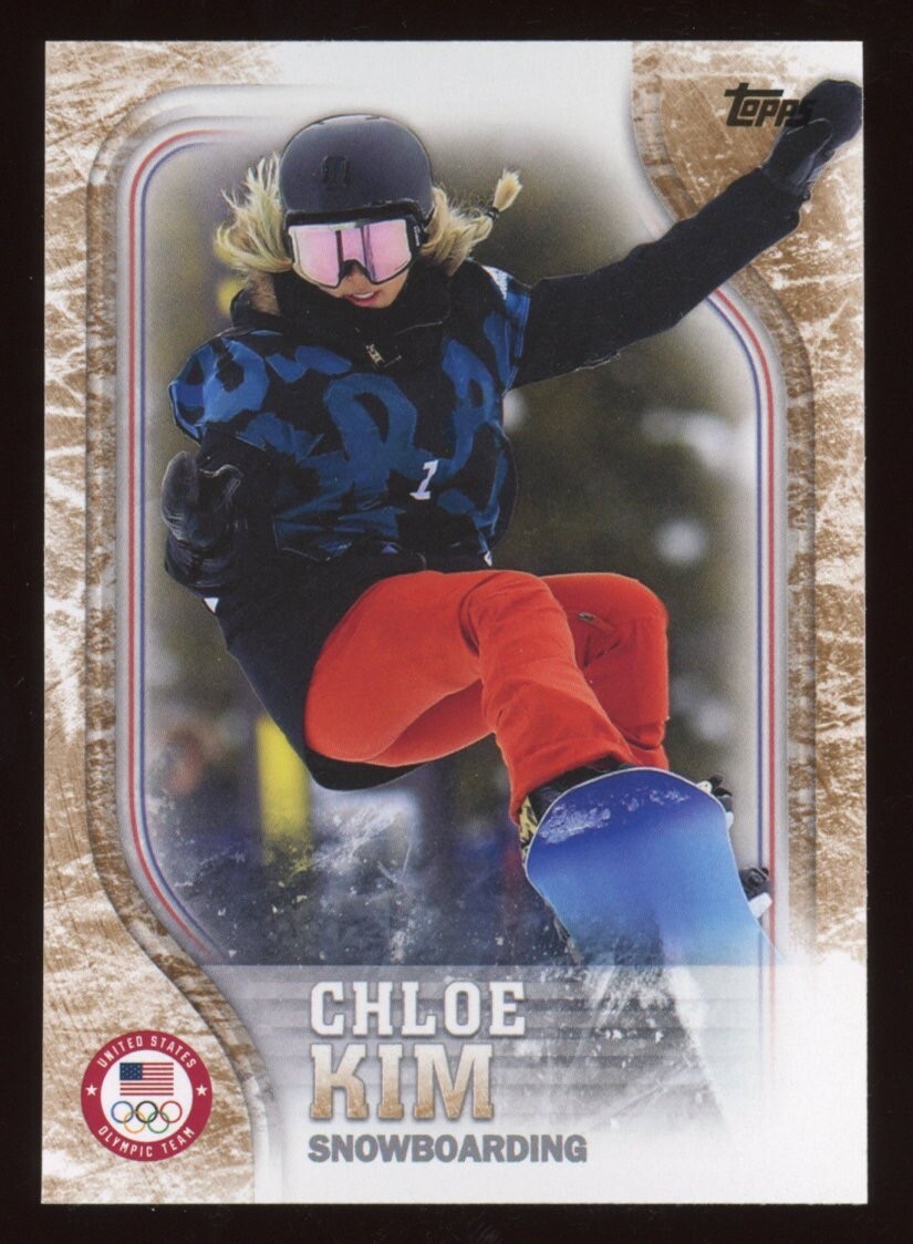 2018 Topps US Olympic & Paralympic CHLOE KIM Rookie RC Bronze Milan Cortina 2026