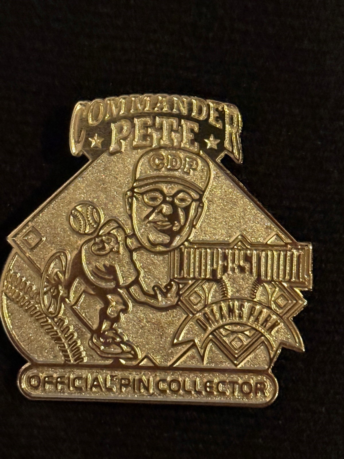 Commander Pete Gold (Cooperstown Dreams Park) Rare Trading Pin