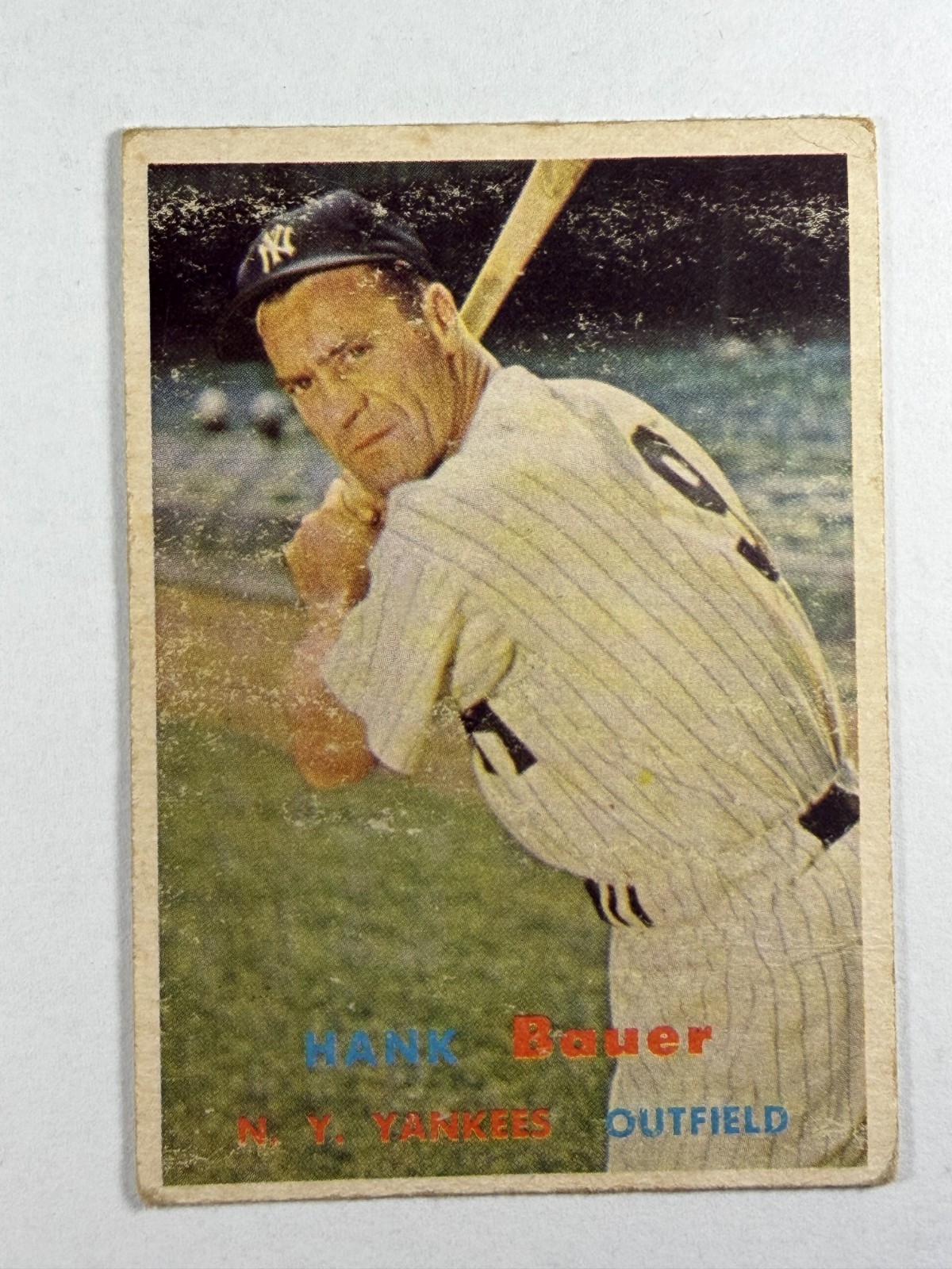 Hank Bauer 1957 Topps 240
