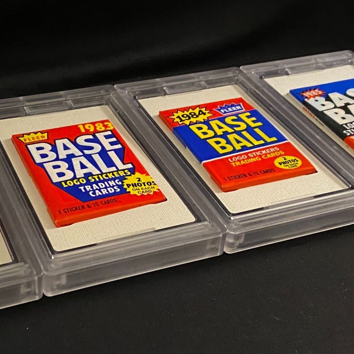 Clear Alpha Holders for Vintage Wax Packs –  Polycarbonate Protection & Display