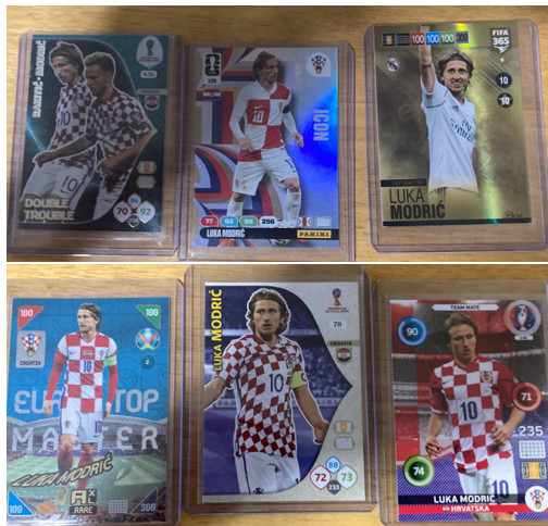 2018 2026 Panini Adrenalyn XL Luka Modric Lot (6) Croatia WCup Star! Real Madrid