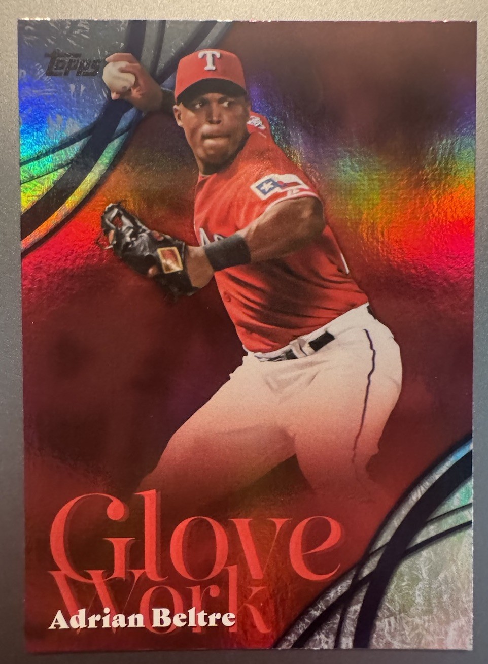 2026 Topps Series Two – Adrian Beltre – “Glove Work” – GW-10 – Texas Rangers