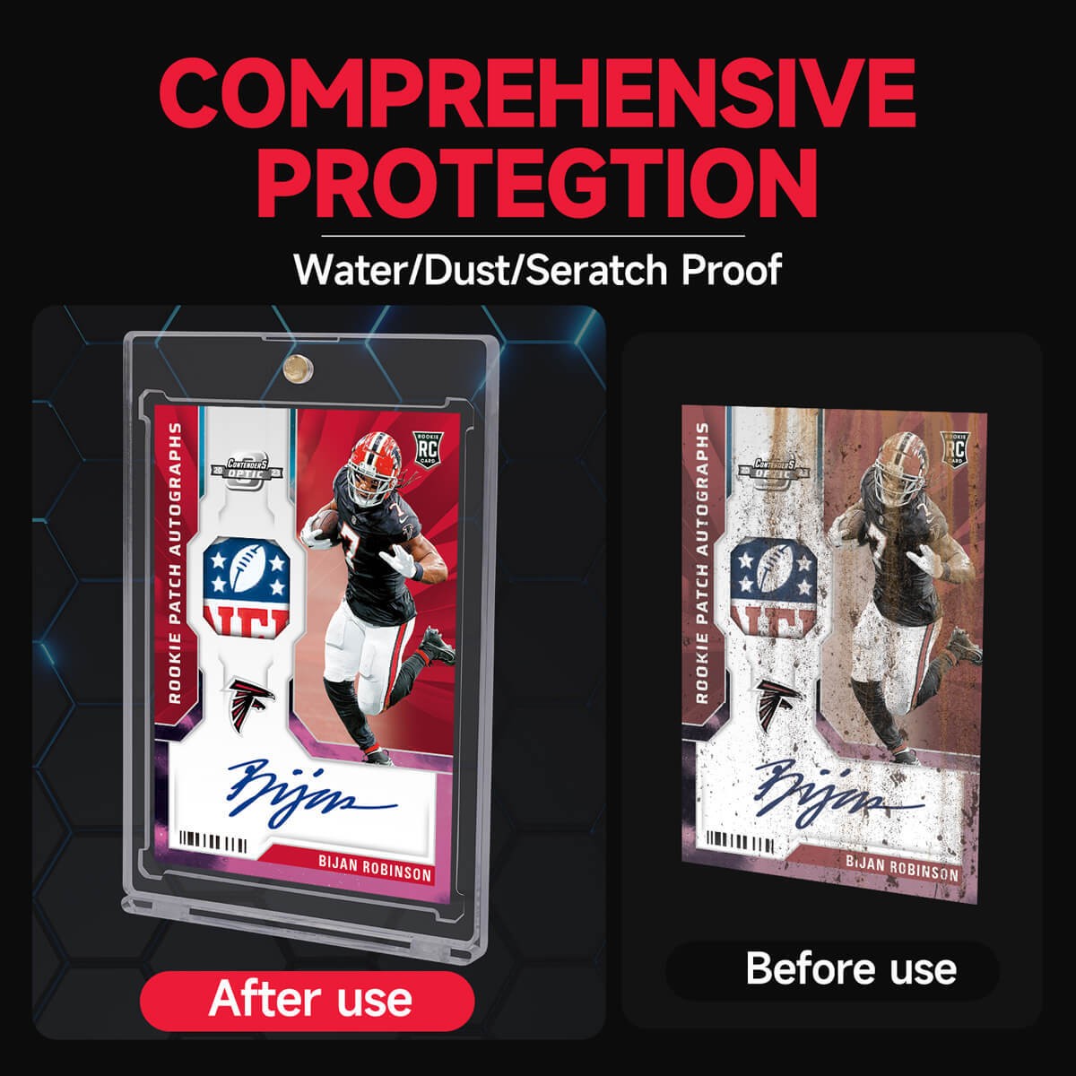 25 Pack Ultra Clear One Touch Magnetic Card Holder For 35PT Trading Sports Cards