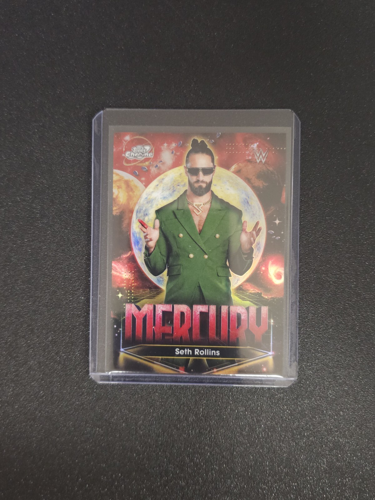 2026 Topps Cosmic Chrome WWE Seth Rollins Planetary Pursuit – Mercury AL2
