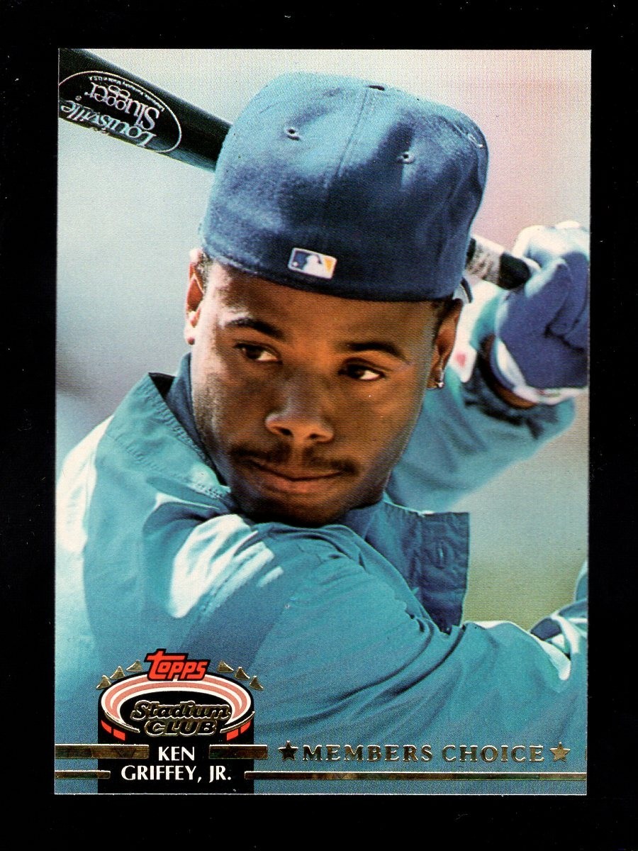 1992 TOPPS STADIUM CLUB MEMBERS CHOICE #603 KEN GRIFFEY JR. MARINERS