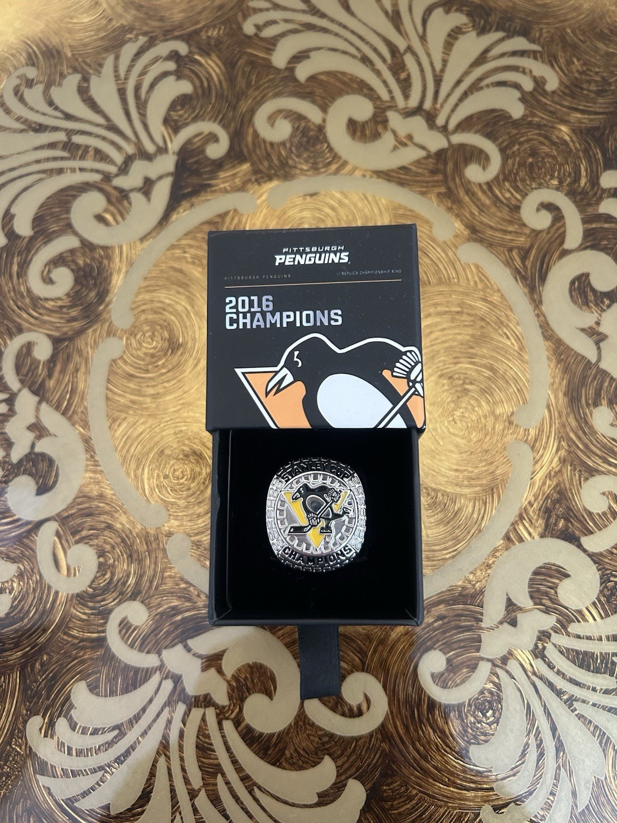 2016 Pittsburgh Penguins Replica Championship Ring SGA Giveaway 1/31 Jan 31 2026