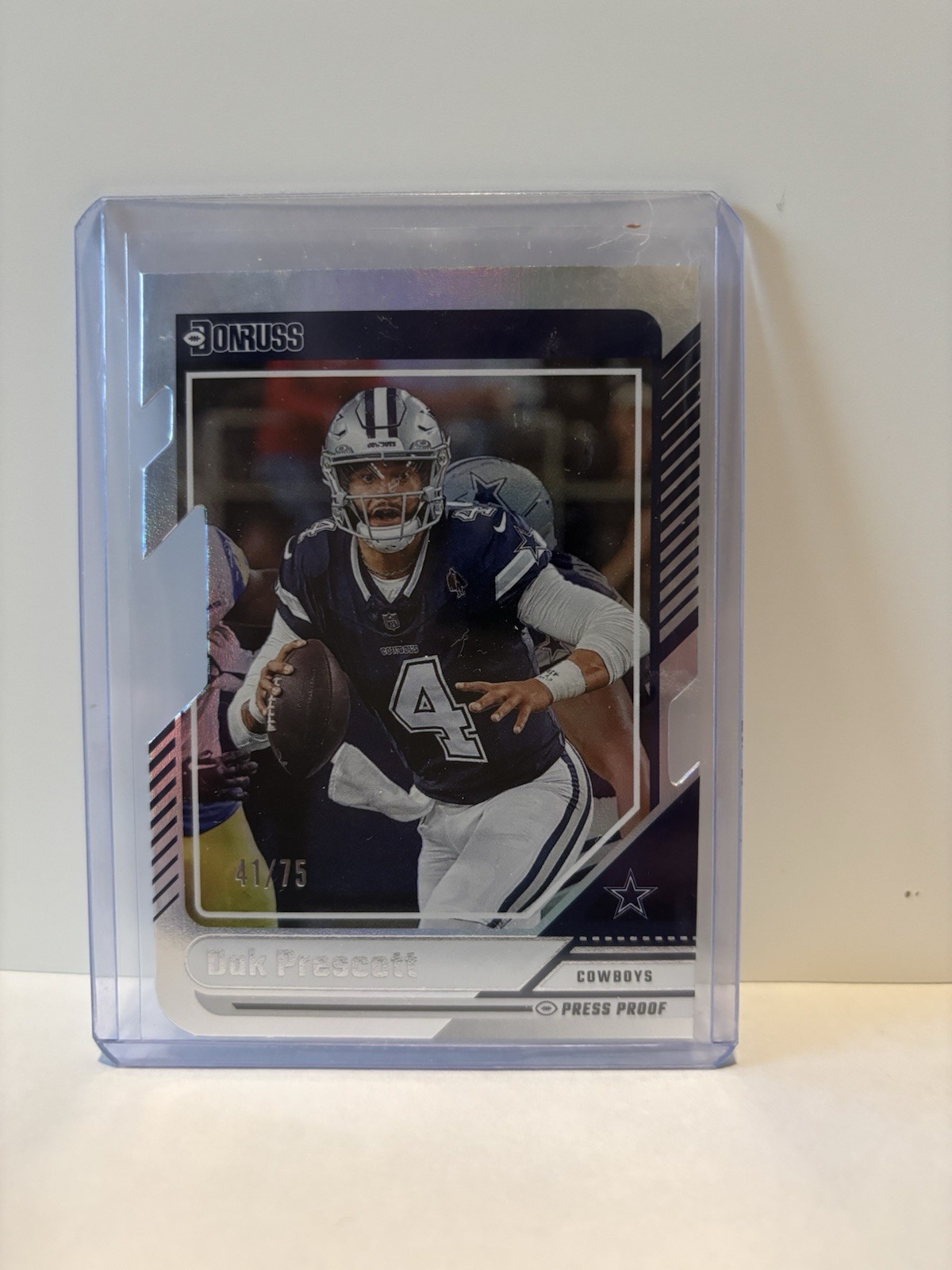 2024 Panini Donruss – Dak Prescott #20 Press Proof Silver Die-Cut /75