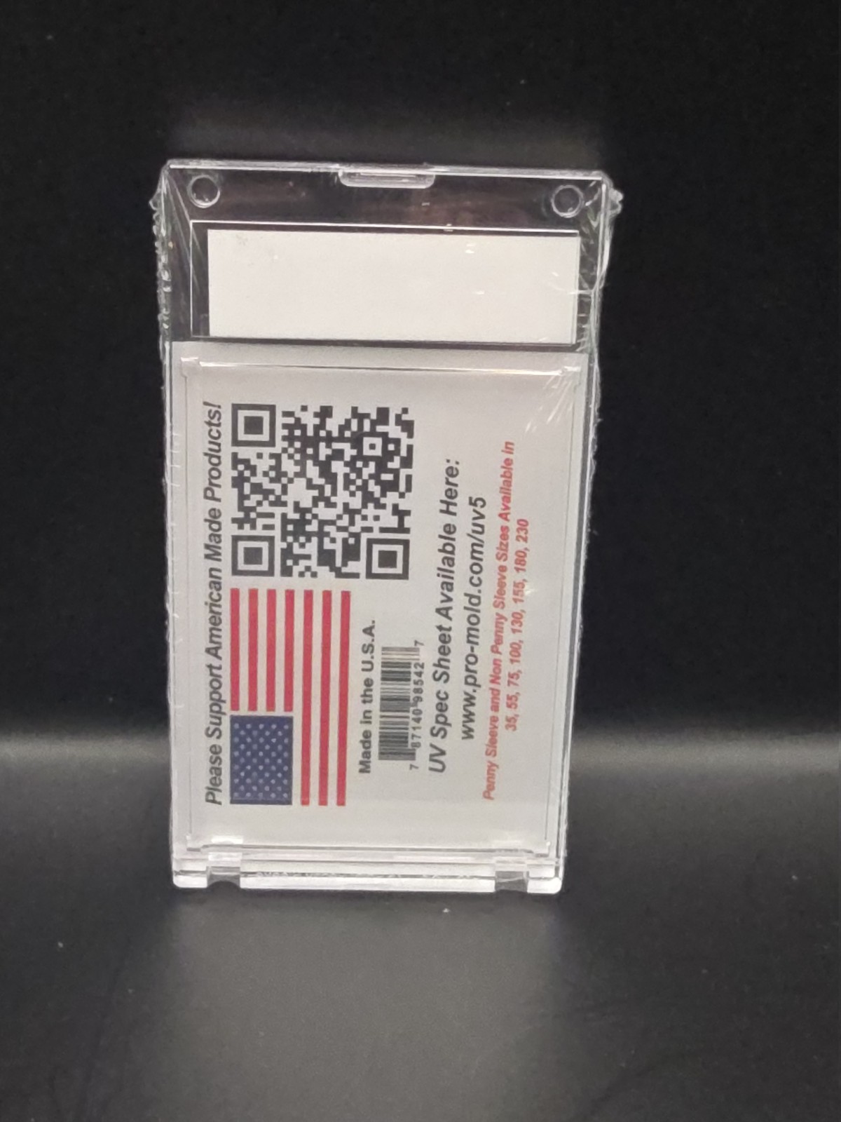 3x Pro Mold 75 Pt. 4th Gen EZ-Snap Card Holders w/ Label & Sleeve – USA