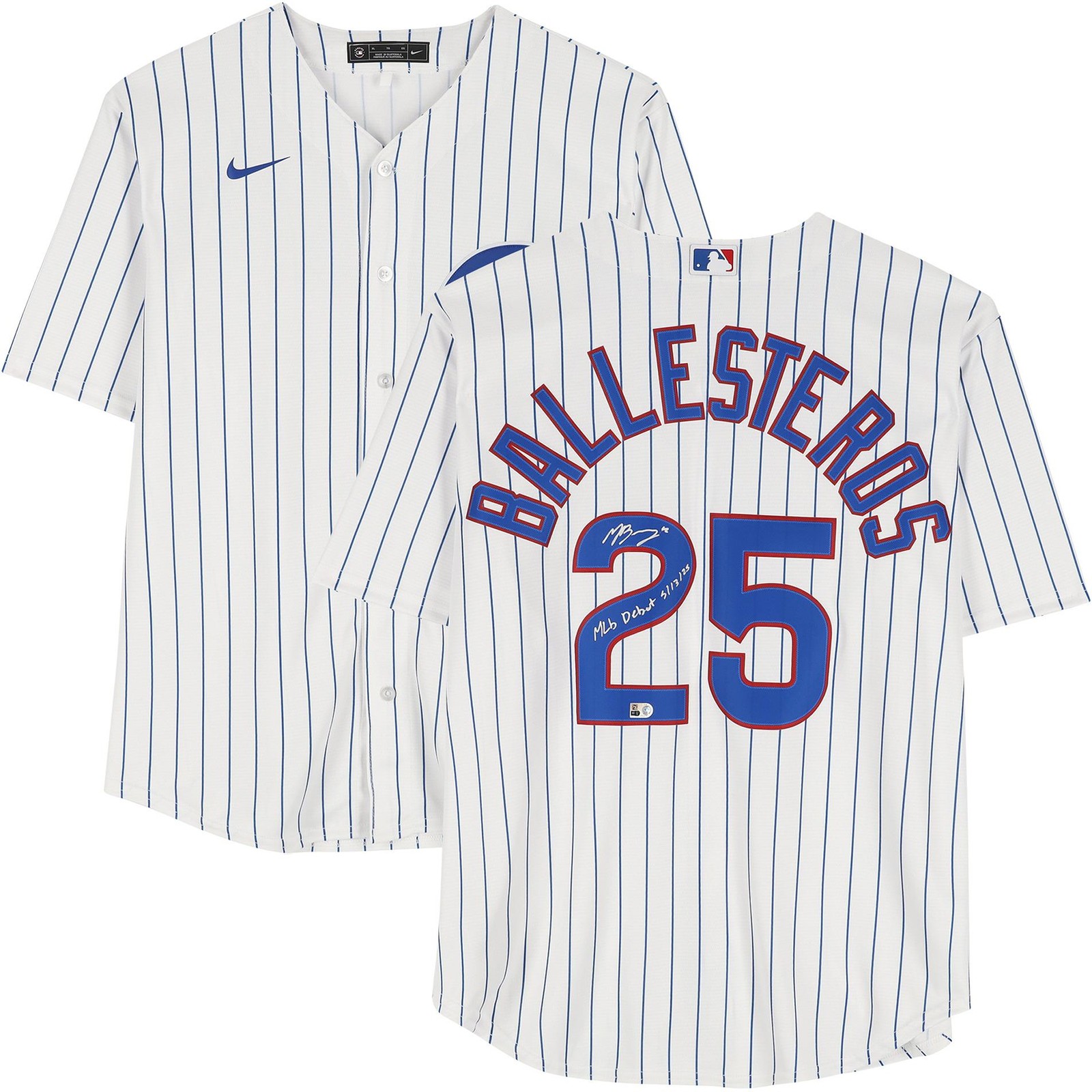 Autographed Cubs Jersey Fanatics Authentic COA Item#14566631