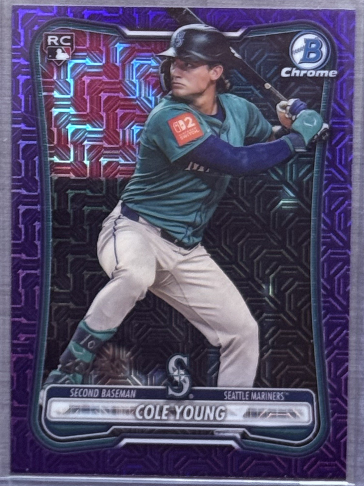2026 Bowman Chrome Cole Young RARE rookie purple Mojo Refractor 178/250 📈
