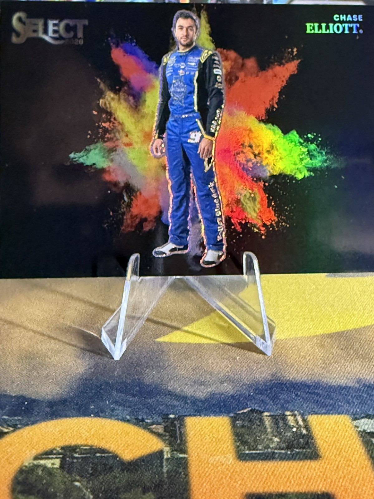 2026 Panini Select NASCAR No. 6 Chase Elliott Black Color Blast Case Hit SSP