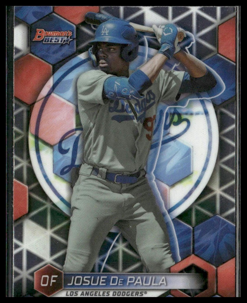 Josue De Paula 2023 Bowman’s Best Top Prospects #TP-17 Los Angeles Dodgers