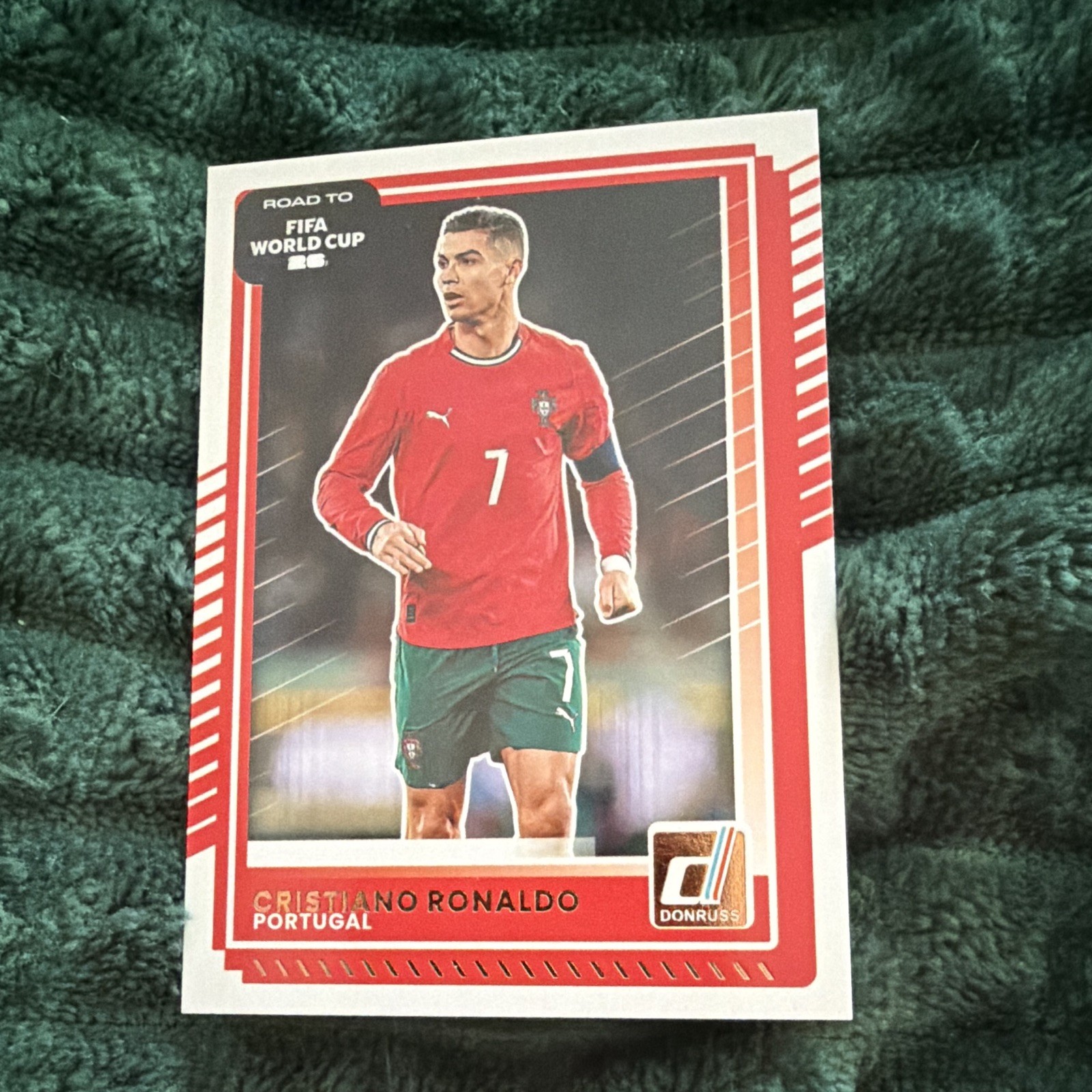 Panini Road to FIFA World Cup 26 Sticker 91 Cristiano Ronaldo Portugal Portrait