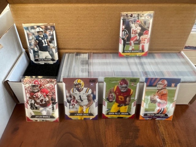 2021 Panini Score Football Complete Set 1 – 400 + Insert Sets (6) Lawrence NM