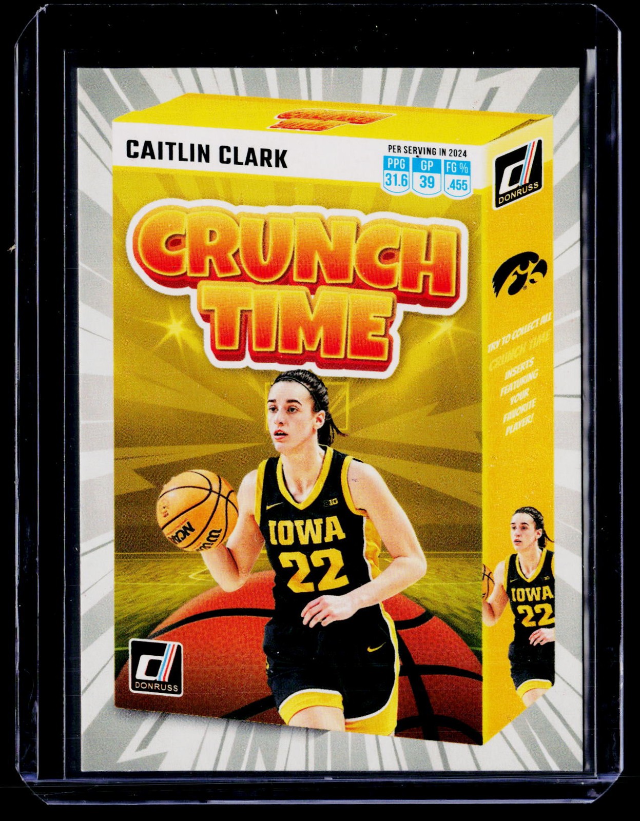 2024 Panini Caitlin Clark Collection #SS-CT1 Caitlin Clark Crunch Time