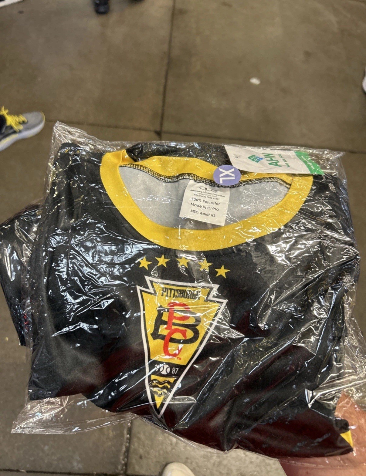 Pittsburgh Pirates SGA Soccer Jersey Adult XL 6/27 Game Riverhounds SGA NEW
