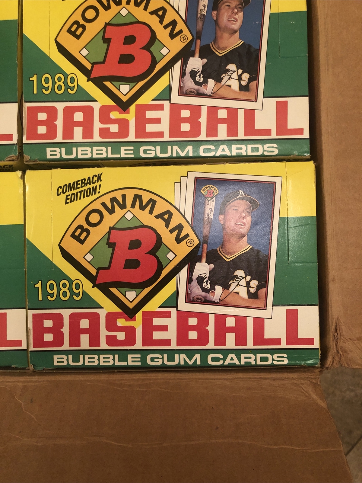 1989 Bowman Baseball Wax Box- From Sealed Case- Ken Griffey Jr Rookie RC