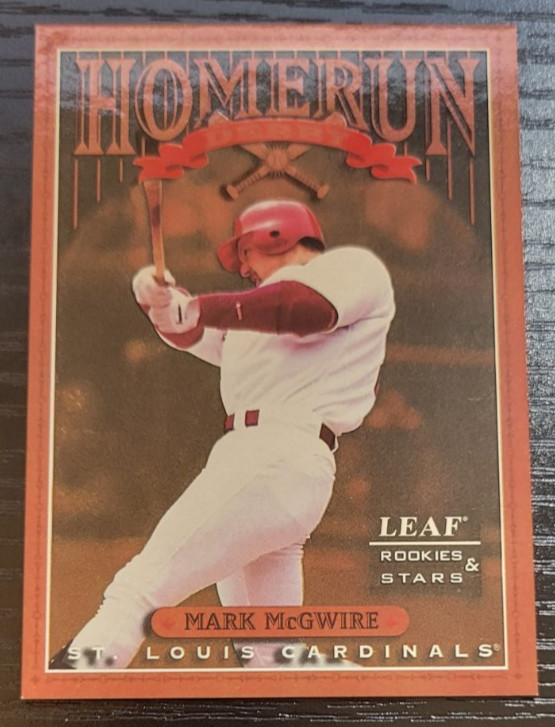 1998 Rookies & Stars- Homerun Derby- Mark McGwire # 11 SN: 1600 / 2500