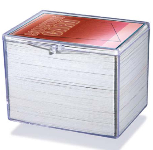 (12 Count) Ultra Pro 150-Card Hinged Plastic Boxes Holders For Trading Cards