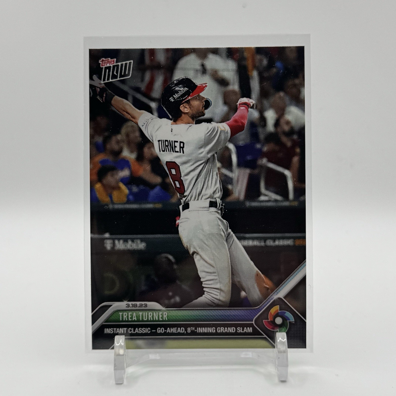 TREA TURNER 2023 Topps Now #WBC60 World Baseball Classic Grand Slam!🔥
