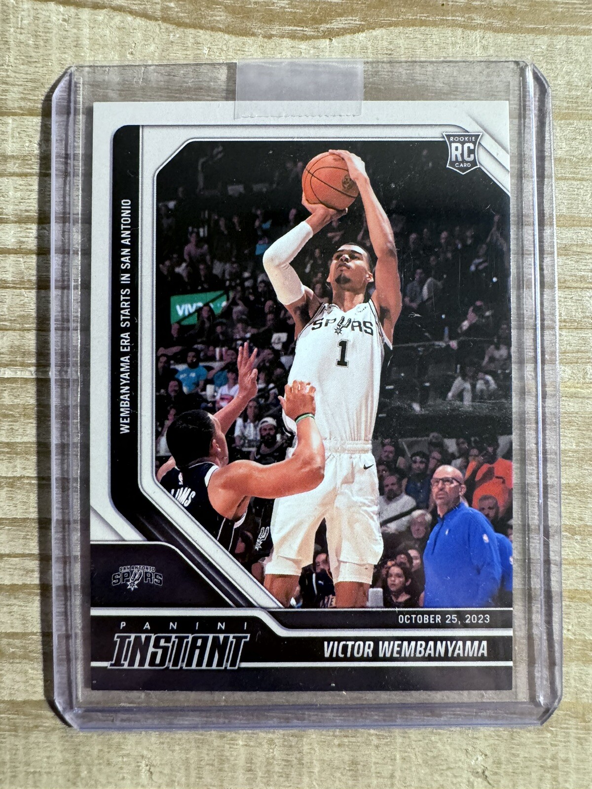 2023-24 Victor Wembanyama #5 Panini Instant Basketball Rookie RC SA Spurs