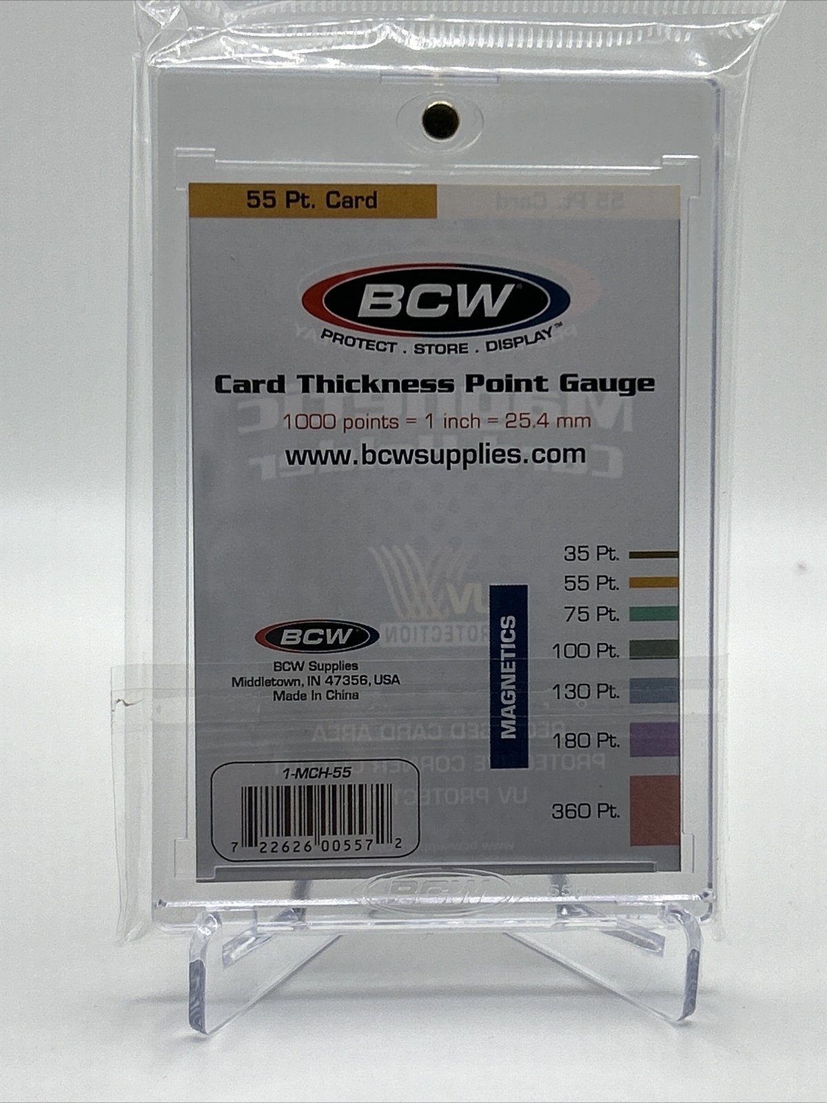 BCW Magnetic Card Holder 55pt Point with UV Protection, lot of 5 holders