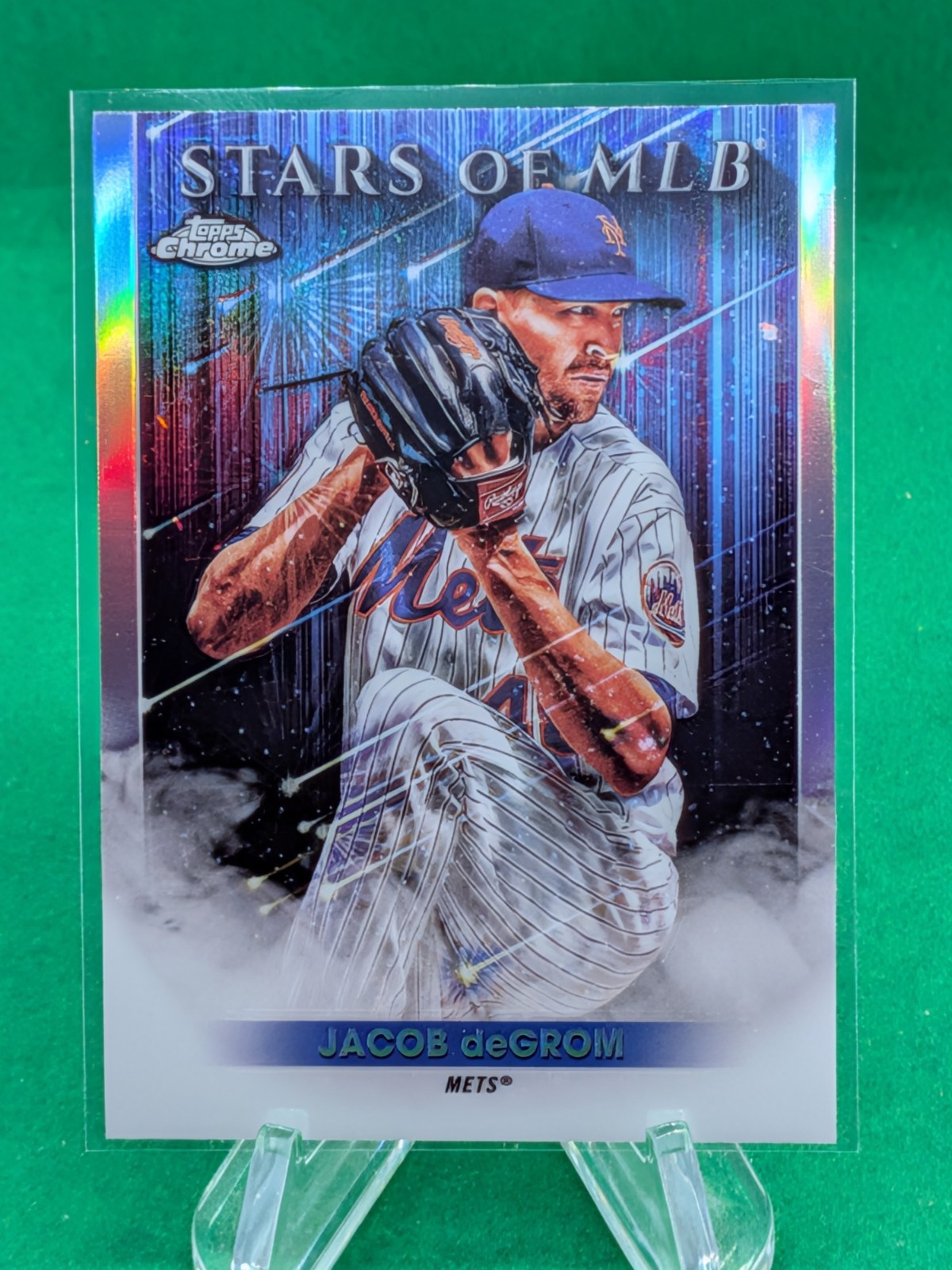 Jacob deGrom 2022 Topps Stars of MLB Chrome #SMLBC-13