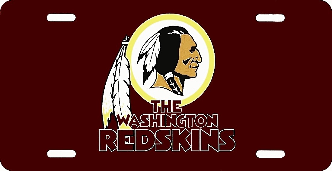 New NFL Washington Redskins Team Logo License Plate