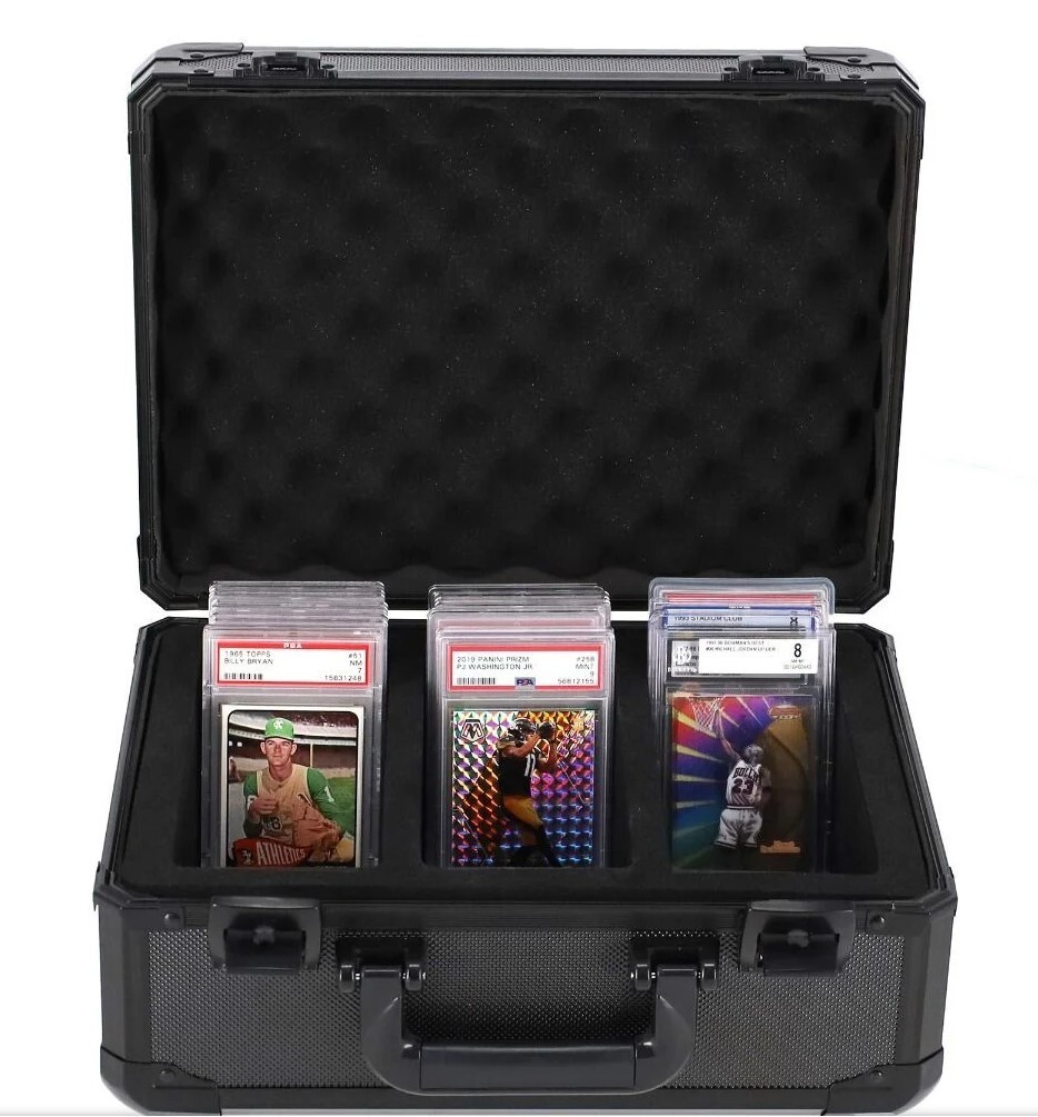 BCW Large Graded Card Storage Case PSA/BGS/SGC and Top Loader W/Locks 3 Row