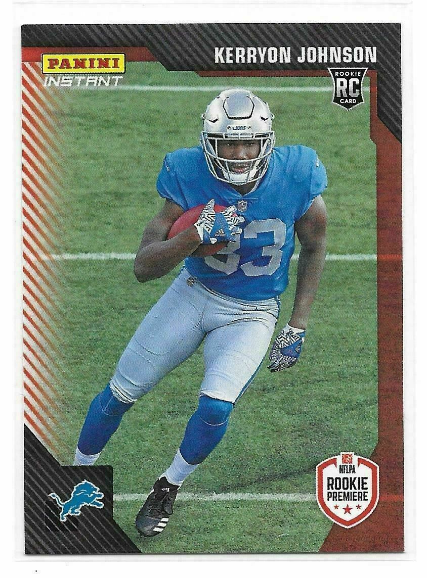 2018 Panini Instant Kerryon Johnson RPS First Look Rookie Card /212