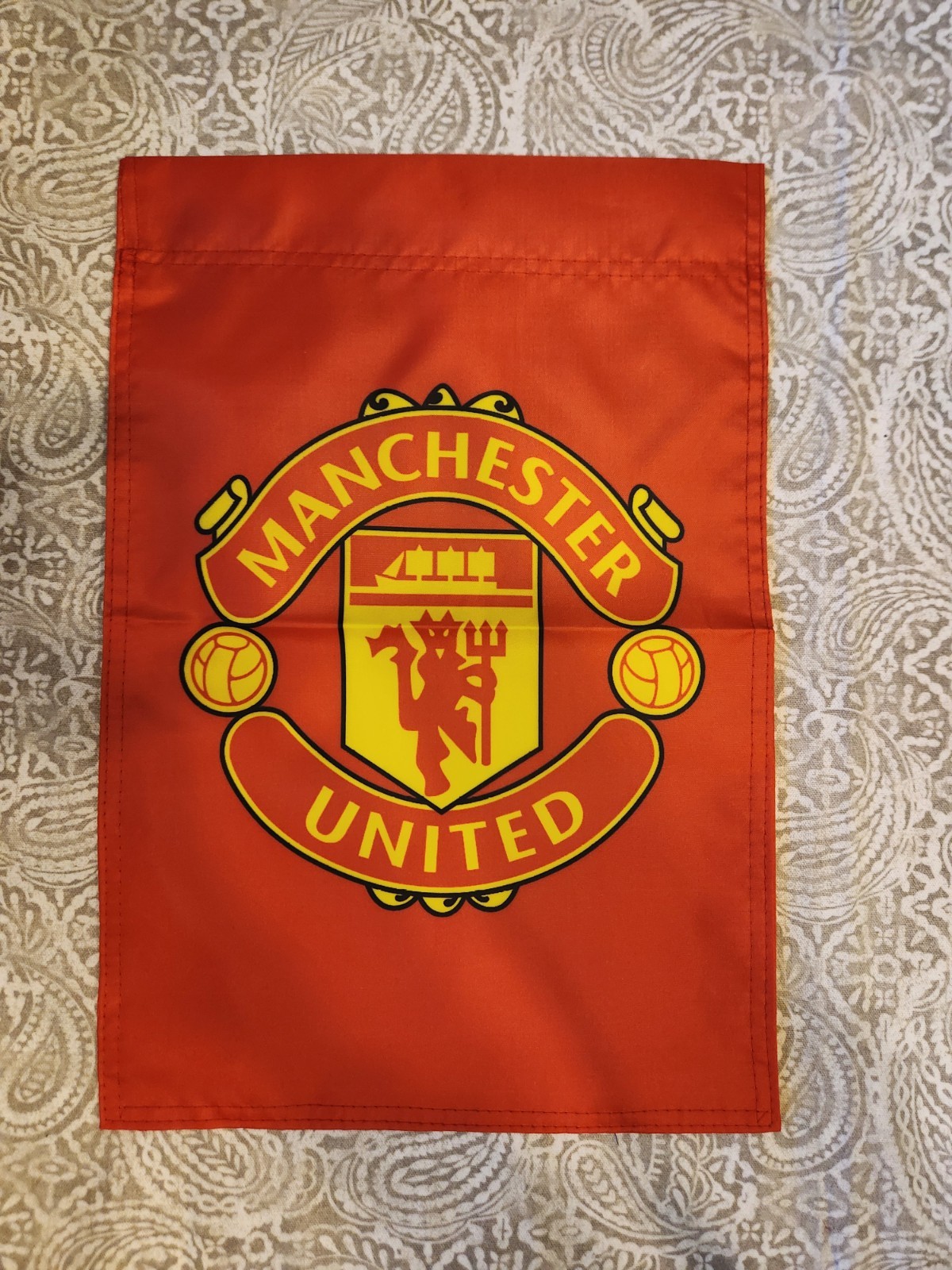 Manchester United 12X18 Inch Soccer Futbol Double Sided Garden Flag