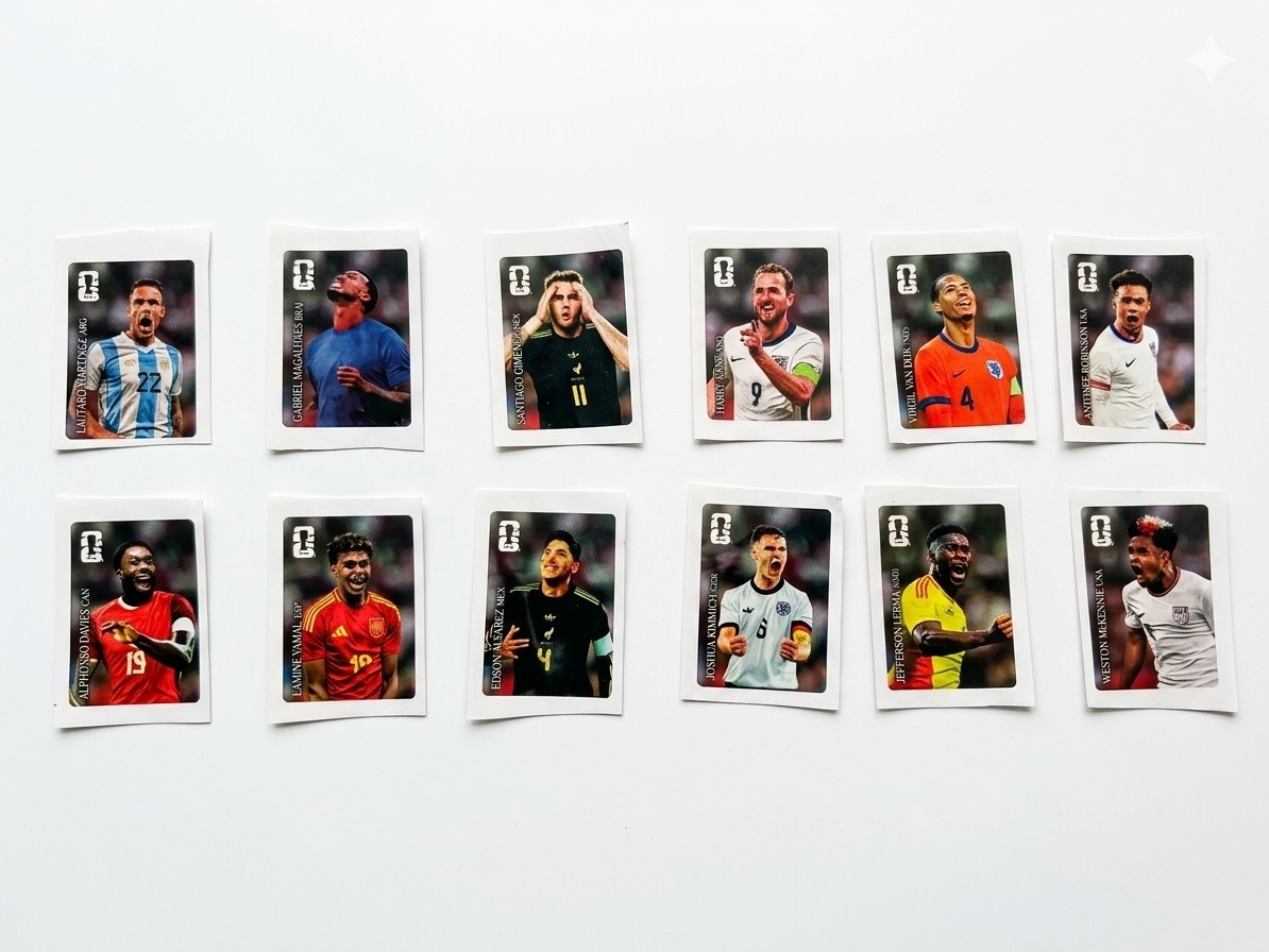 Panini FIFA World Cup 2026 Sticker Coca-Cola Full Set 12 Stickers Version USA