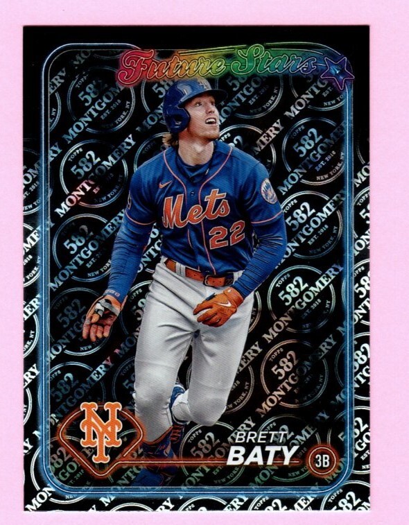 2024 Topps 582 Montgomery Club #690 Brett Baty New York Mets