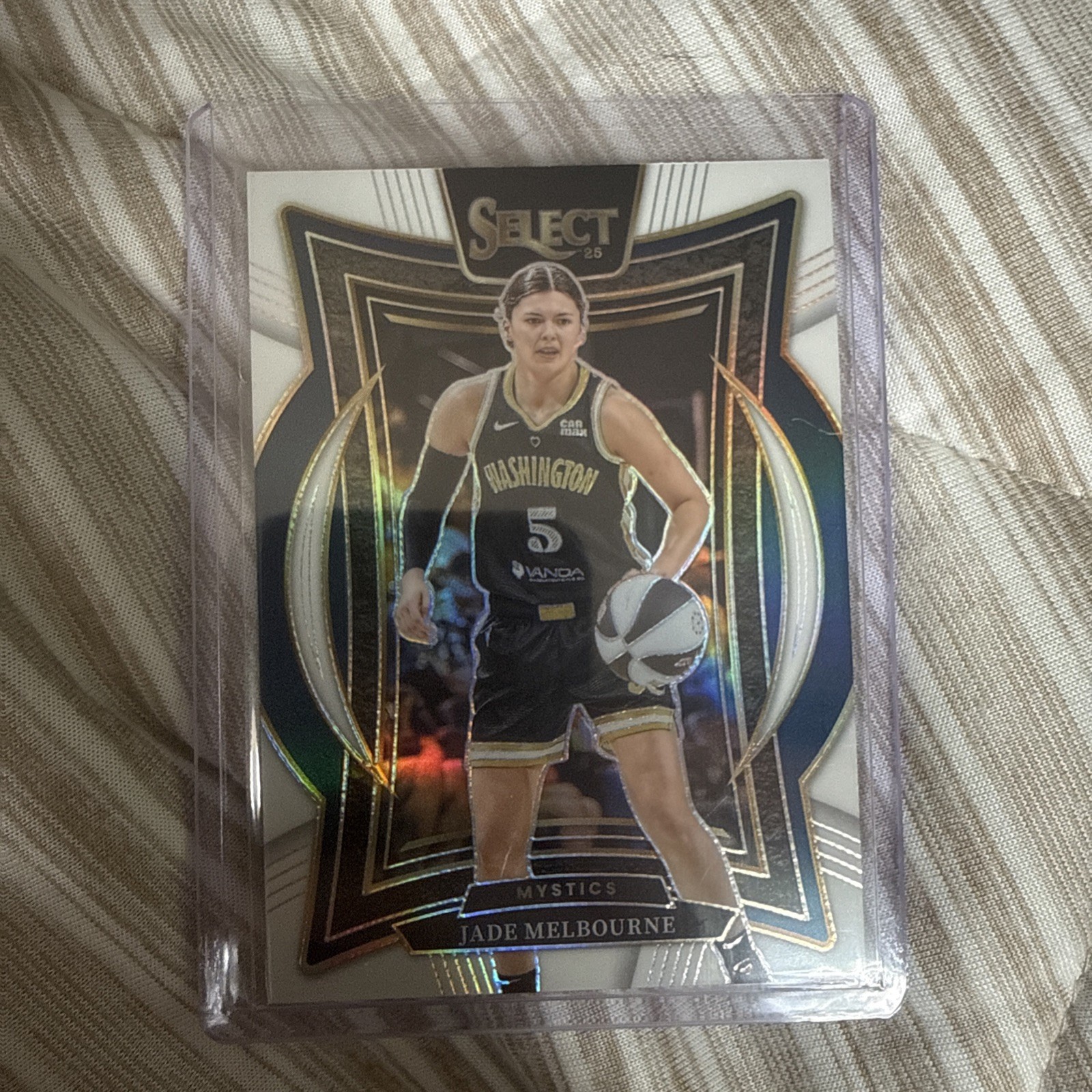 2025-26 Panini Select WNBA #3 Jade Melbourne Councourse Level White Prizm /99