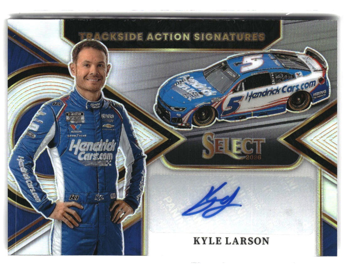 2026 Panini Select Nascar – Trackside Action Signatures – Kyle Larson #TAS-KLN