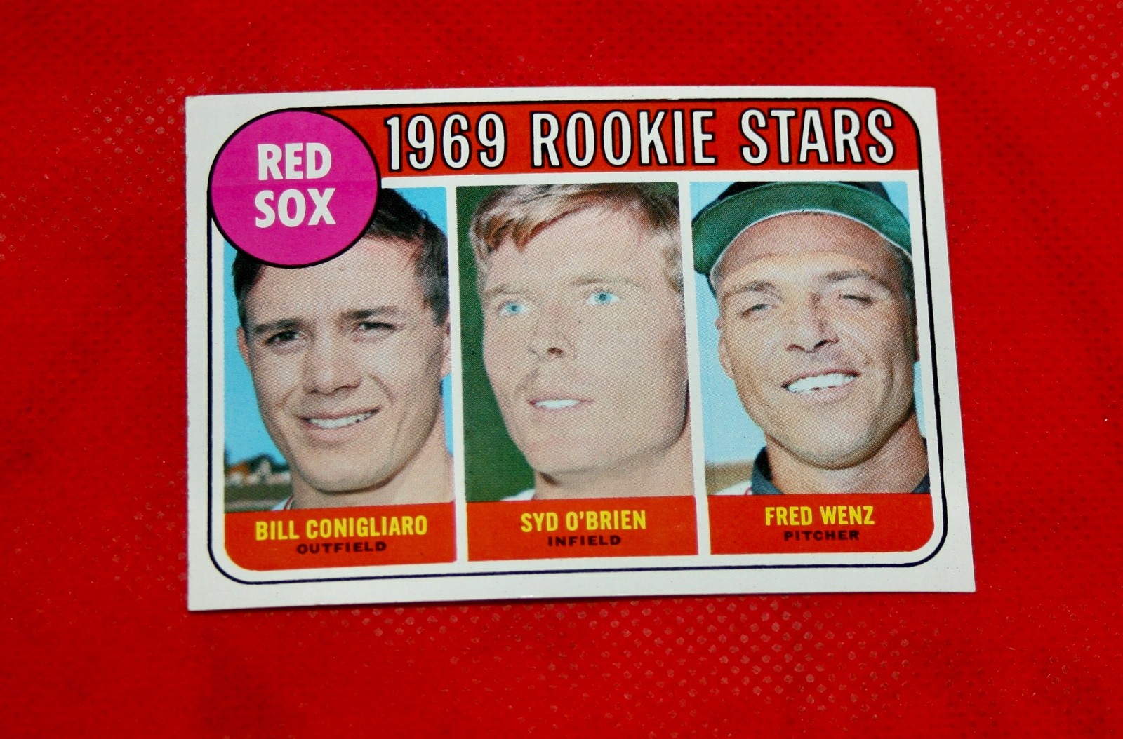 1969 Topps Card #628 – Red Sox 1969 Rookie Stars