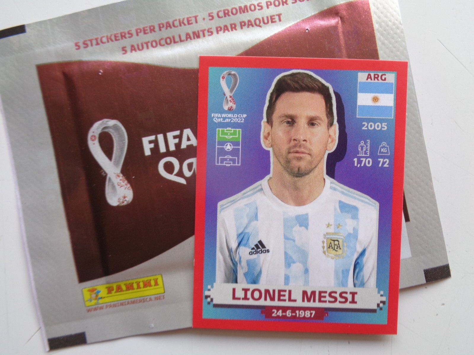 Panini FIFA World Cup 2022 Qatar RED Parallel Sticker Group G Pick Choose Set